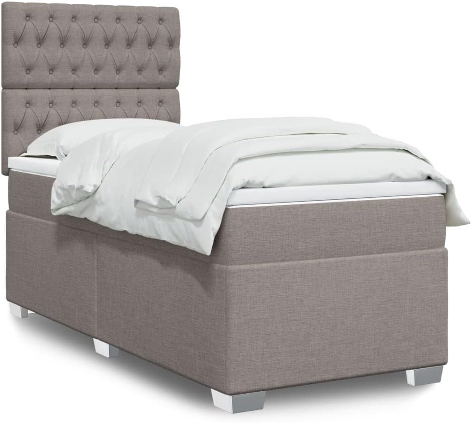 Polyesterweefsel pocketvering 80x200 cm taupe