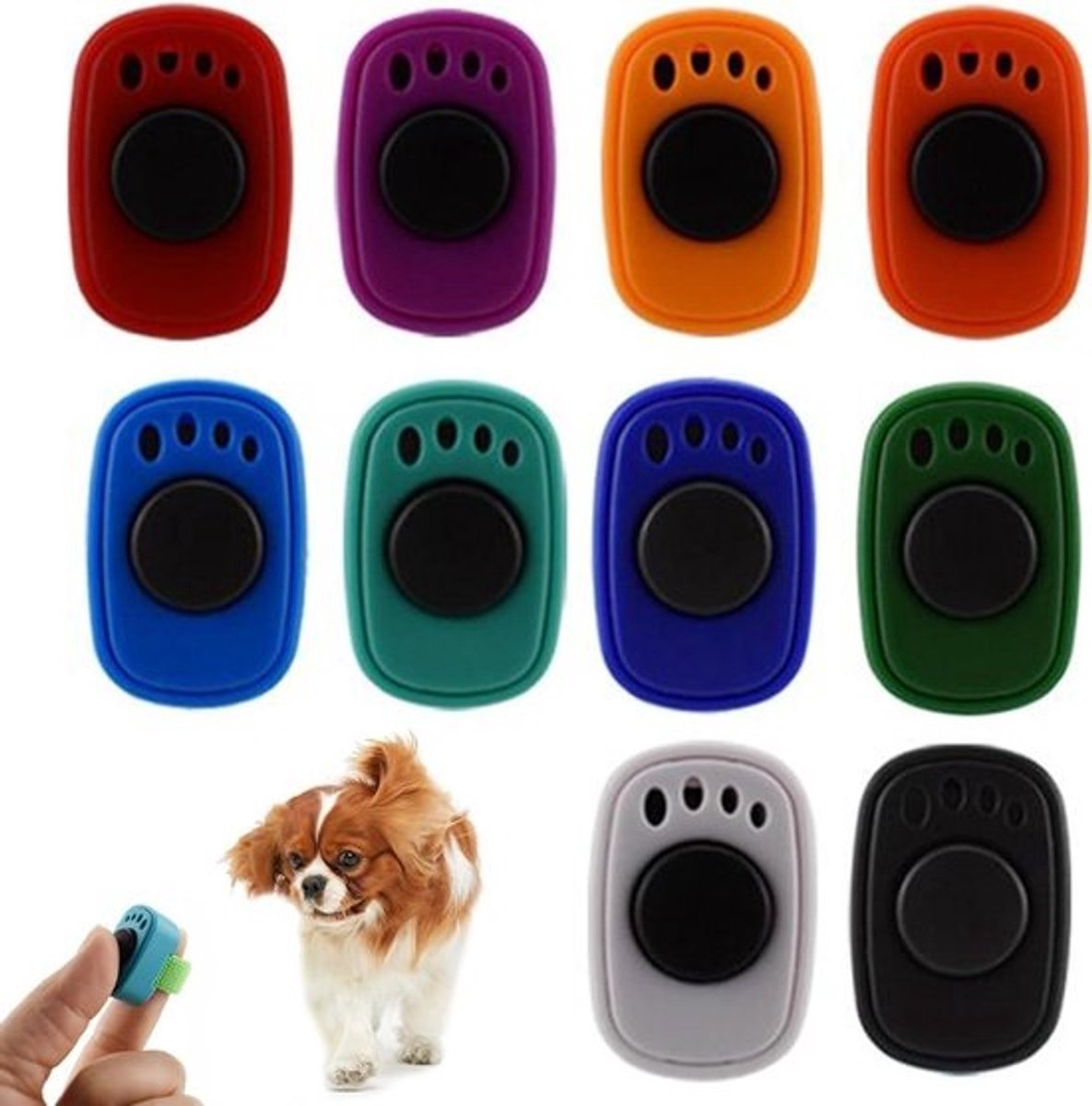 Huisdier Trainings Clicker - Clicker Set - Gedrag Trainen - Instelbare Geluidsniveaus - 10 stuks - Niet gespecificeerd