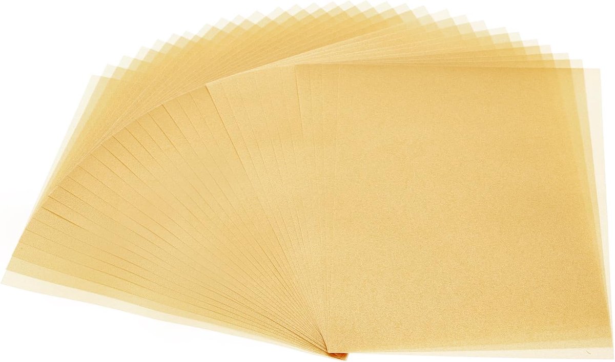 150 Vellen Vellum Papier 4.25x5.5, Vellum Papier Afdrukbaar Doorschijnend Papier 100GSM Gekleurd voor Uitnodigingen Laser InkJet Printing Kaart Maken Crafting Bruiloft Tracing, Gouden Toon