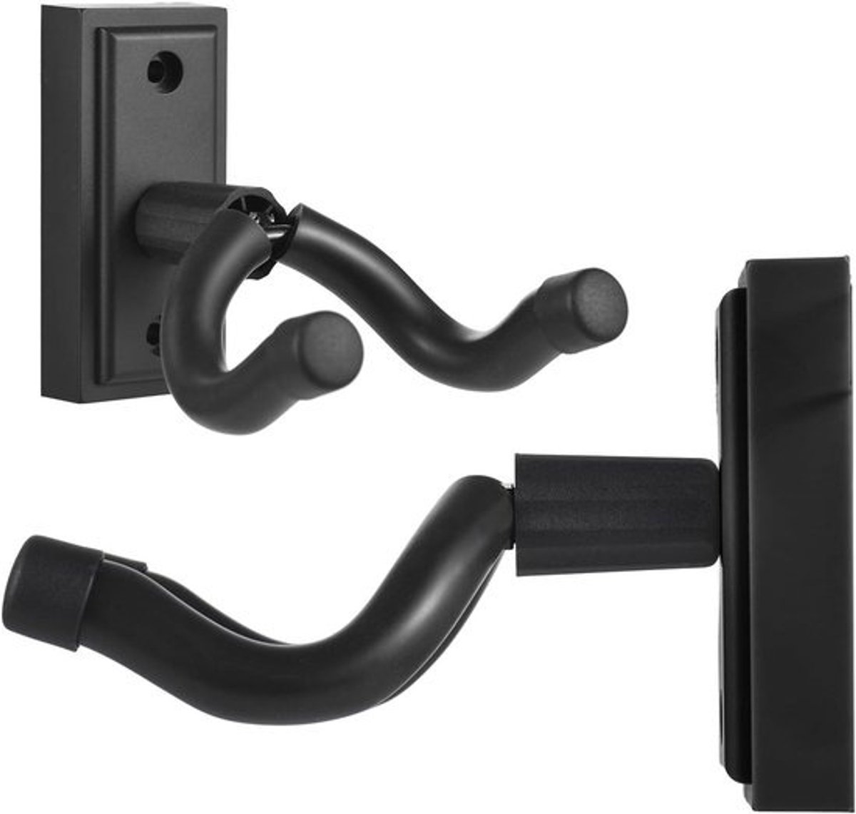 Gitaar Wandhanger - Muurhaak Houder - Instrument Opslag - Zachte Siliconen Vulling - N.v.t. - Zwart
