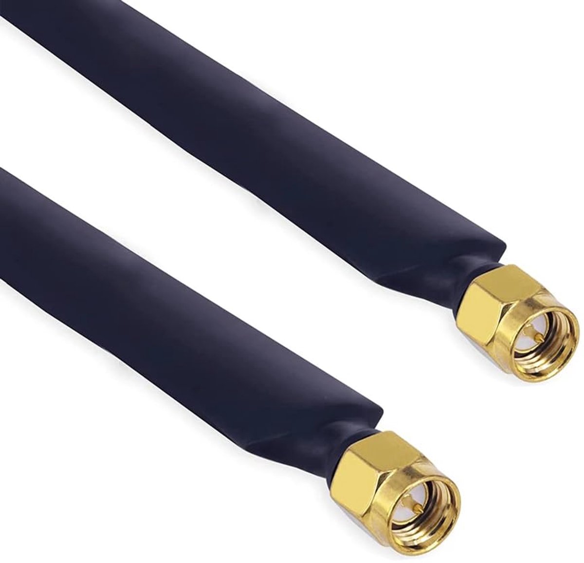 SCR4 - Window Pass Through kabel – Platte SMA Male To SMA Male - 80Cm – Helium Voor Raam/Buitengebruik