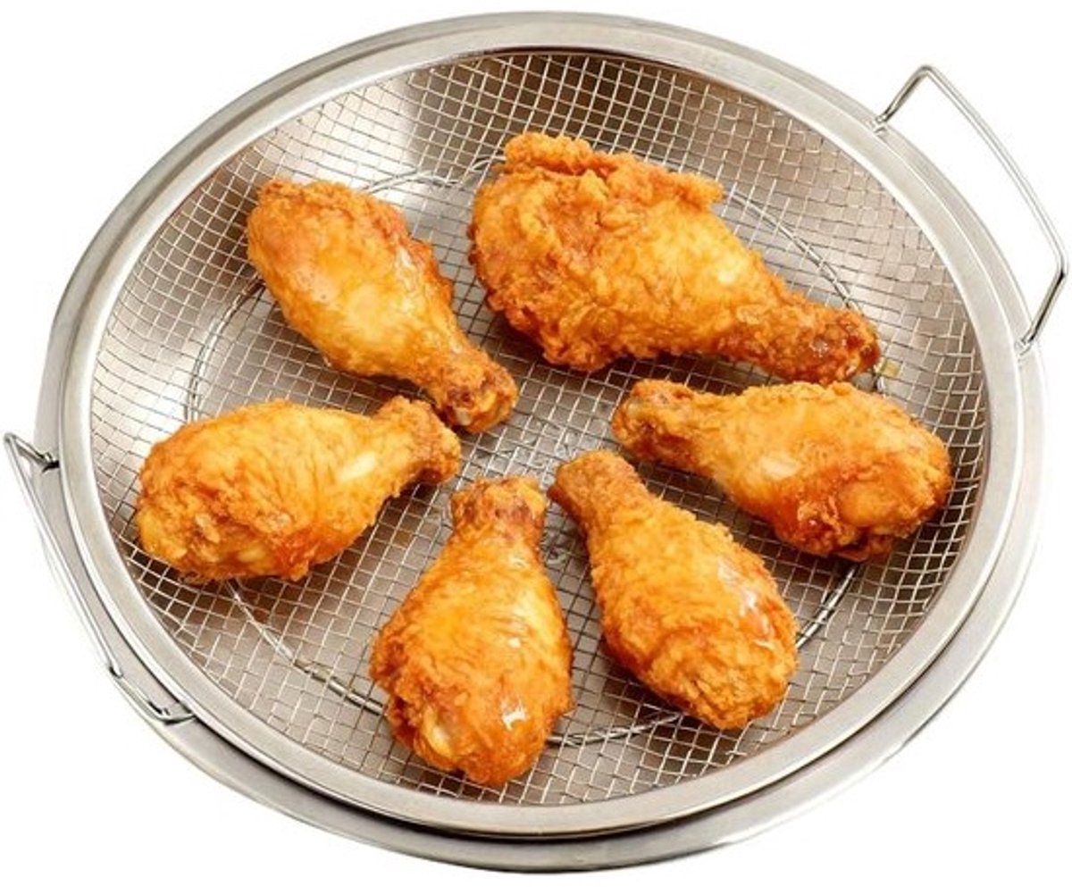 Stoommand - Stoomkoker Keuken - Gezond Koken - Inklapbaar Roestvrij Staal - 22 cm - Zilver