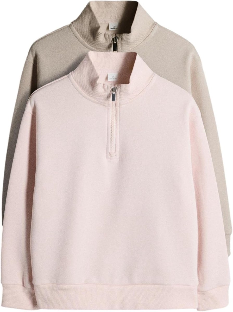Sweatshirts met rits aan de hals