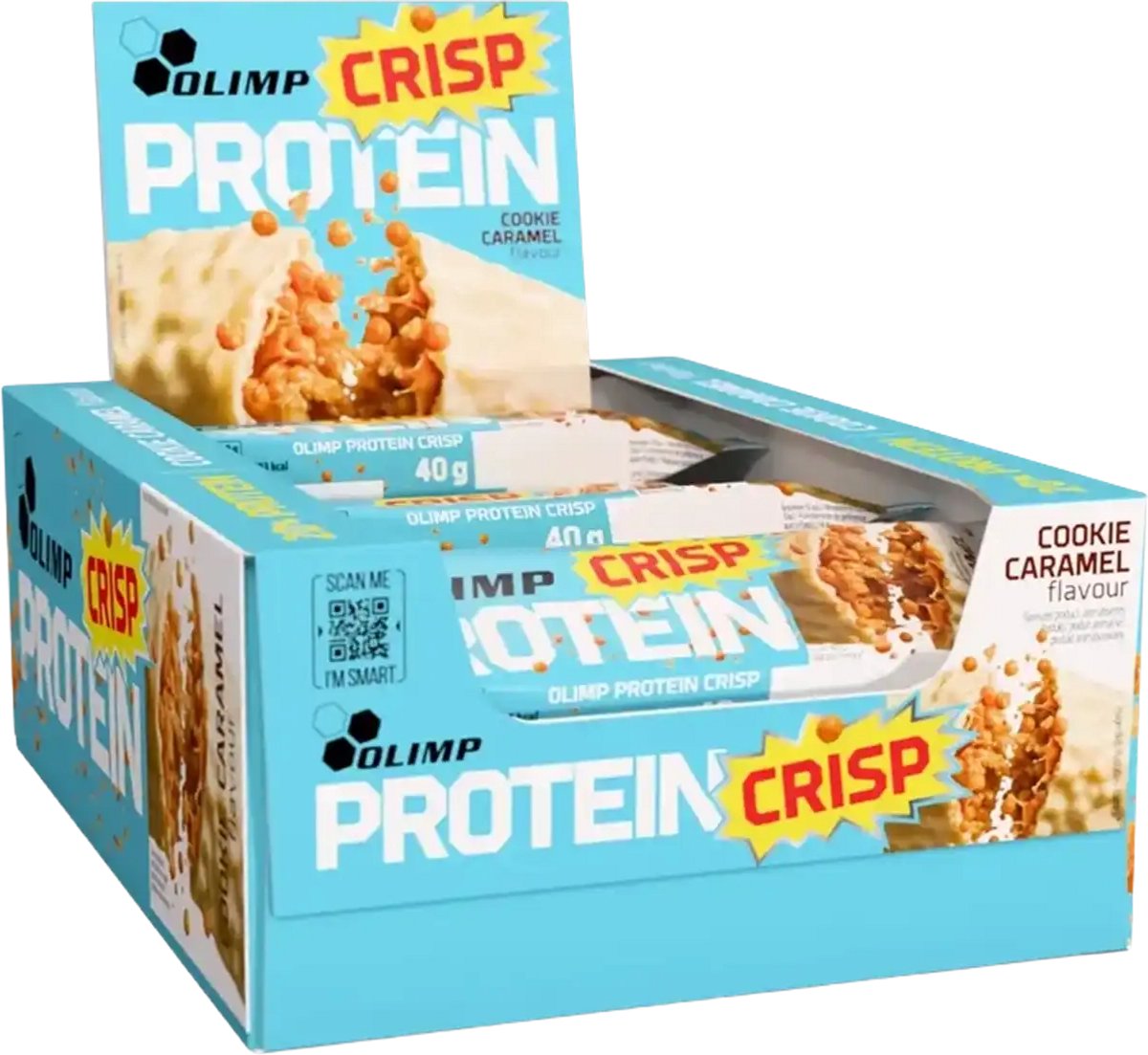 Olimp Protein Crisp - 20x 40 g - Cookie Caramel