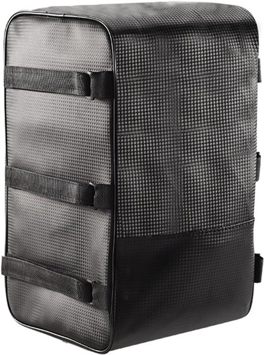 Fiets Zadeltas - Fietstas Achter - Fietsen Opbergen - Waterdicht Reflecterend - 12L - Zwart
