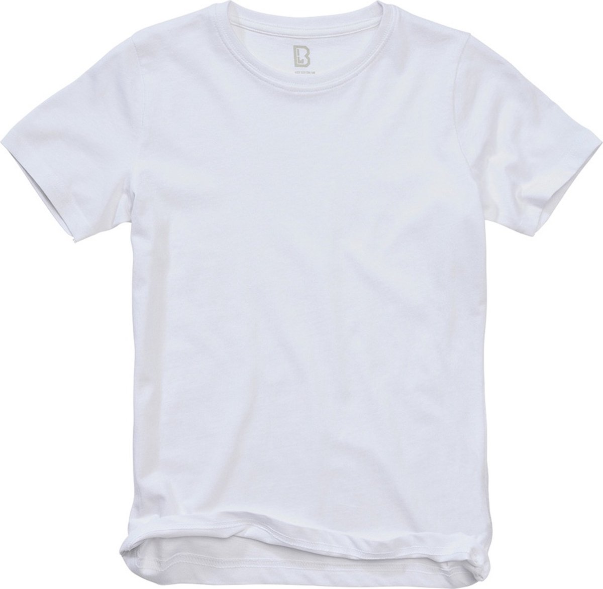 Brandit - Basic Kinder T-shirt - Kids 158 - Wit
