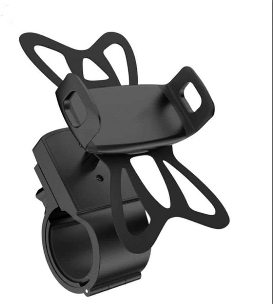 fiets mobiele telefoon houder, elektrische auto motorfiets houder, anti-shake mobiele telefoon navigatie houder (Color : Black)