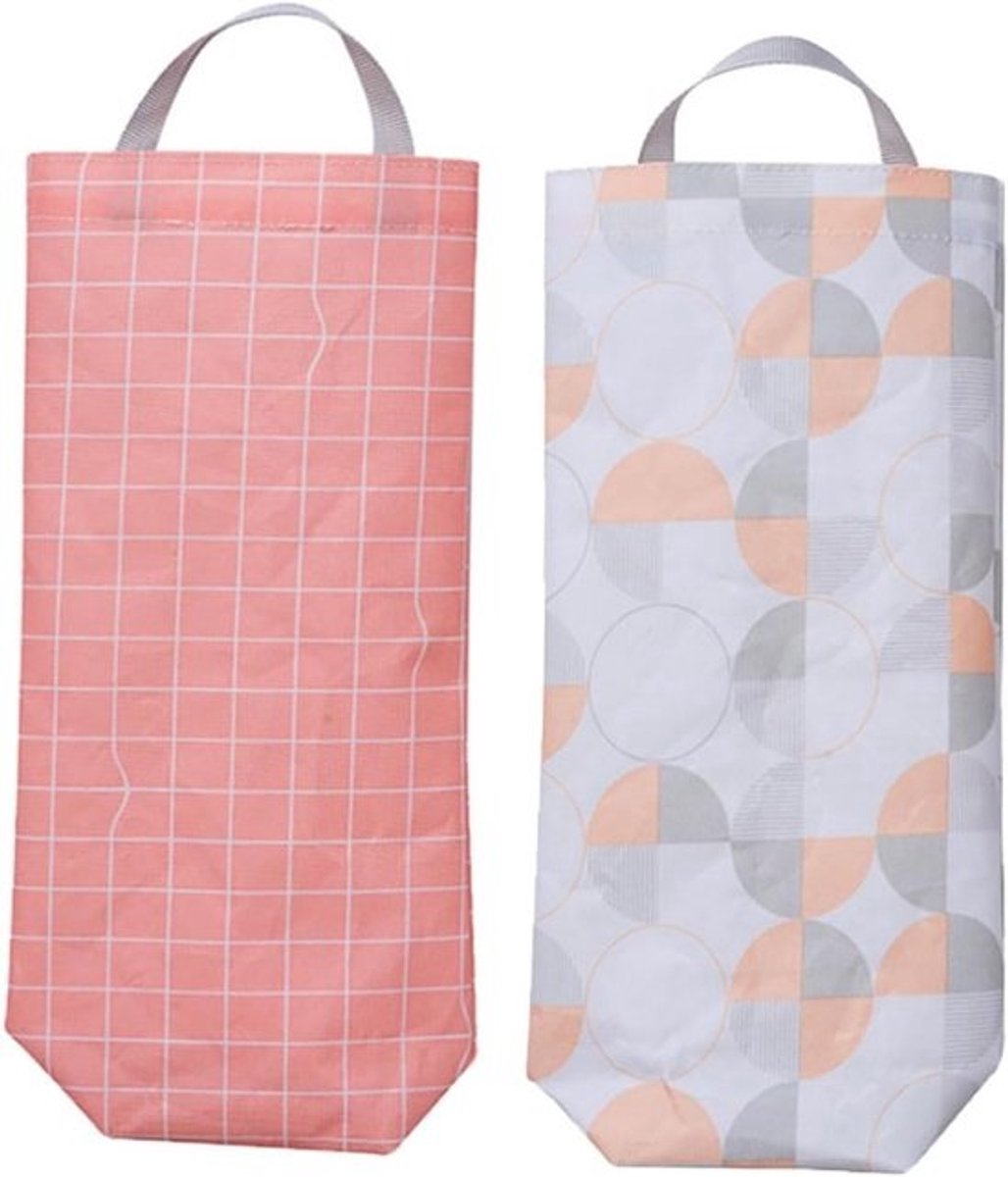 Vuilnis Opbergtas - Vuilniszakken Kast Eco Tas - Afval Sorteren - Hangende Ontwerp - 37x17x7 cm - Willekeurig