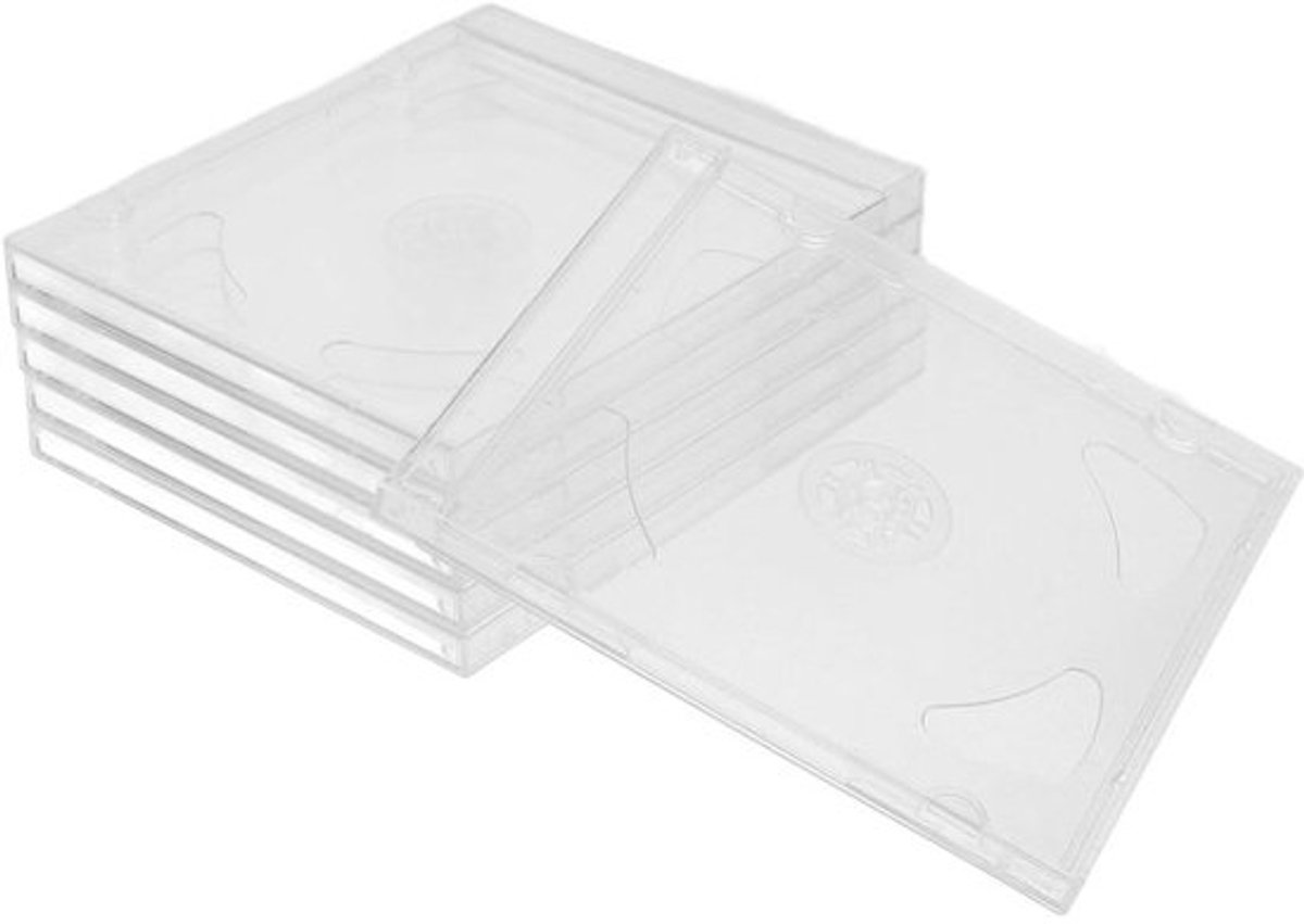 CD Opbergdoosjes - CD Hoezen CD Houders - CD Collectie Organiseren - Transparant Acryl Ontwerp - 1420x1240x095cm - Transparant