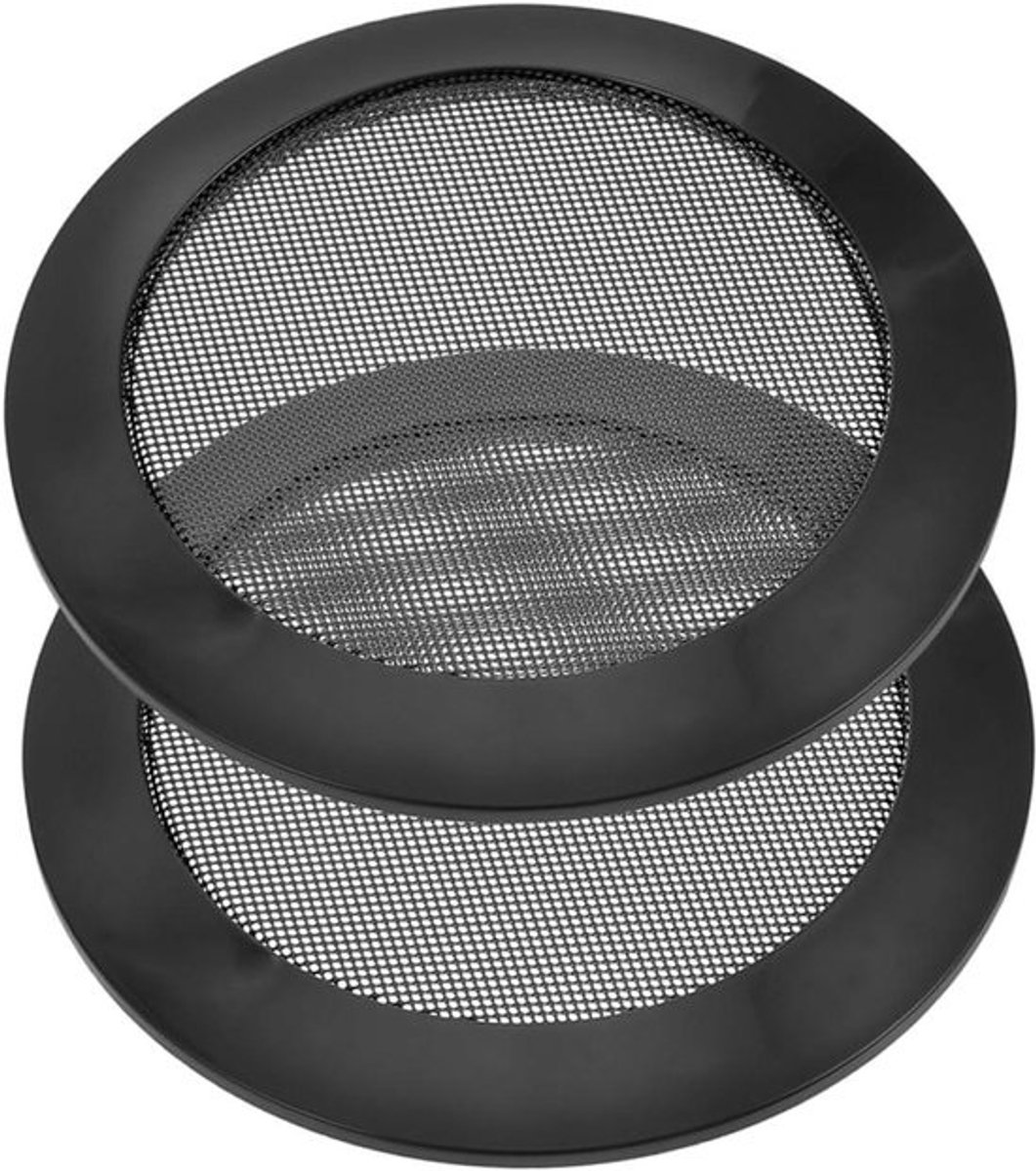 Luidspreker Grills - Speaker Covers - Auto Interieur - Universeel Ontwerp - 2 stuks - Zwart