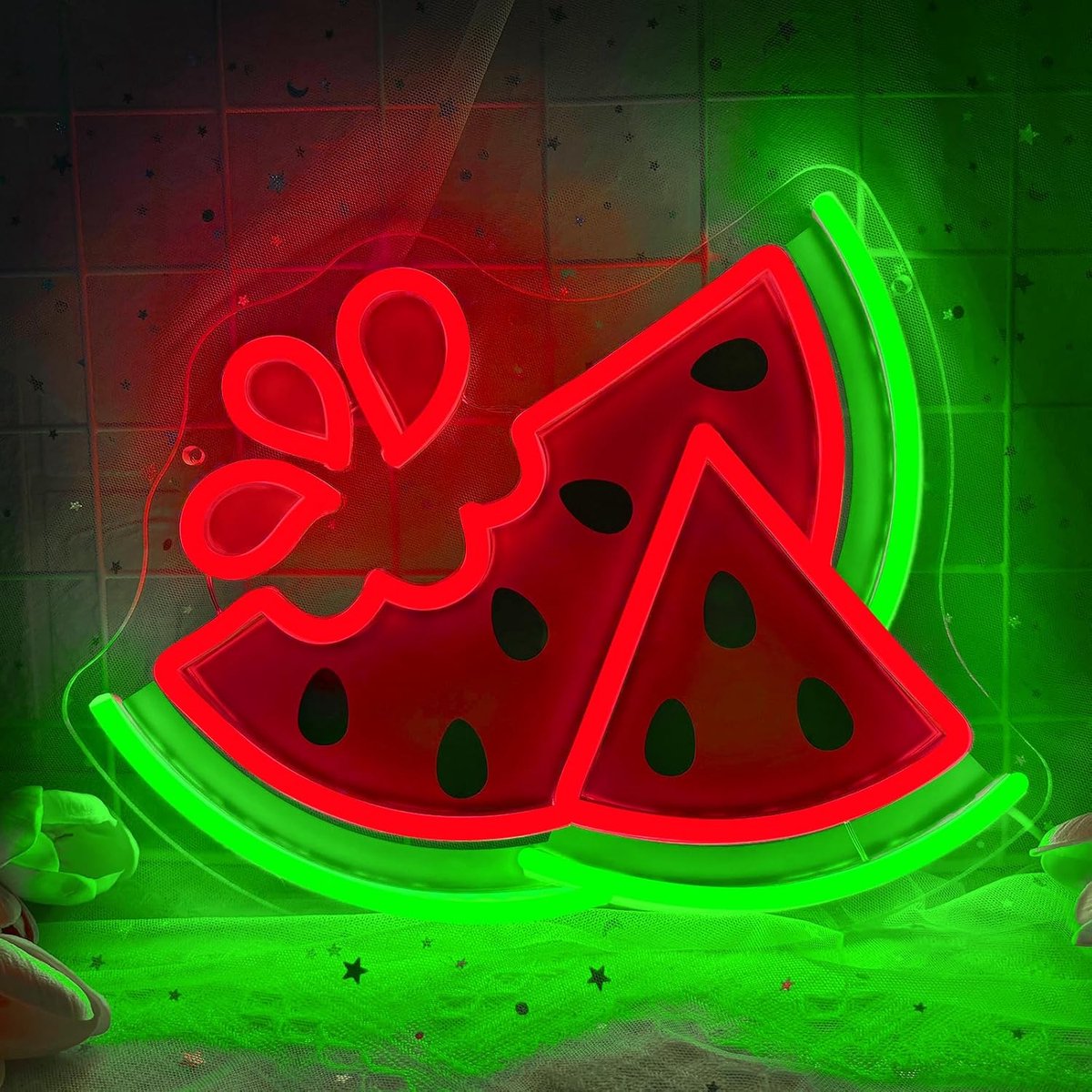 Neonbord Dimbaar Fruit Led Neonlicht voor Wanddecoratie