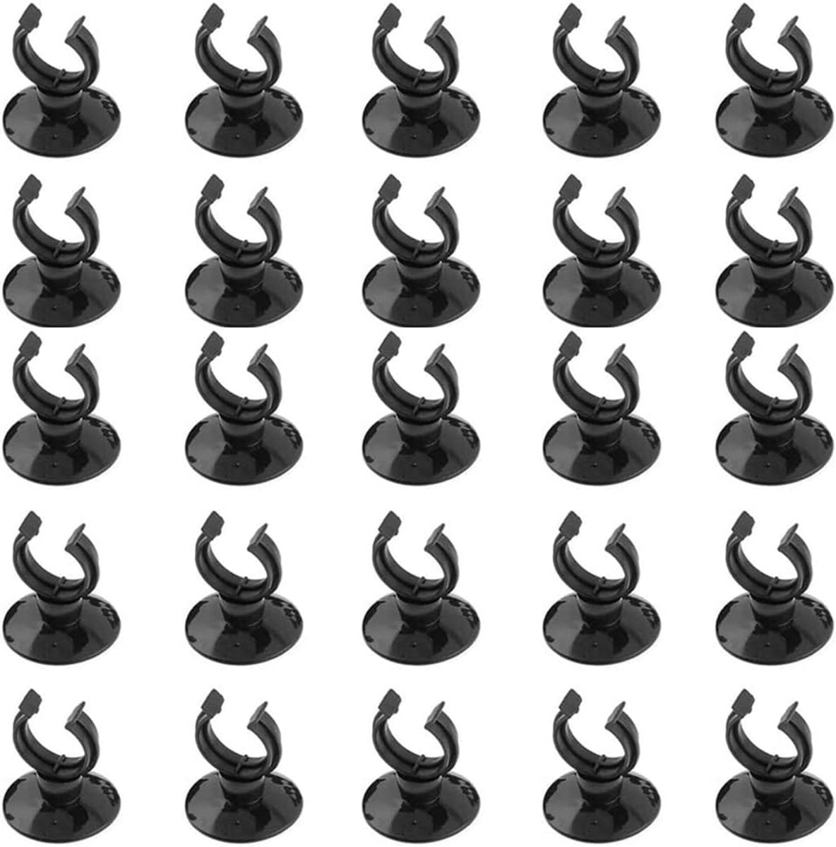 Dailygoods - 25 Stuks Aquarium Zuignappen voor Buisbevestiging