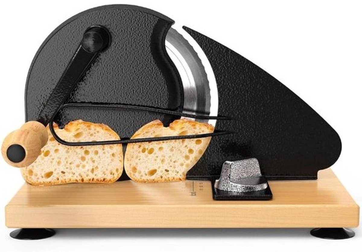 Broodsnijmachine - Handmatige snijder - Brood snijden - Verstelbare dikte - 0-2 cm - Houtkleur
