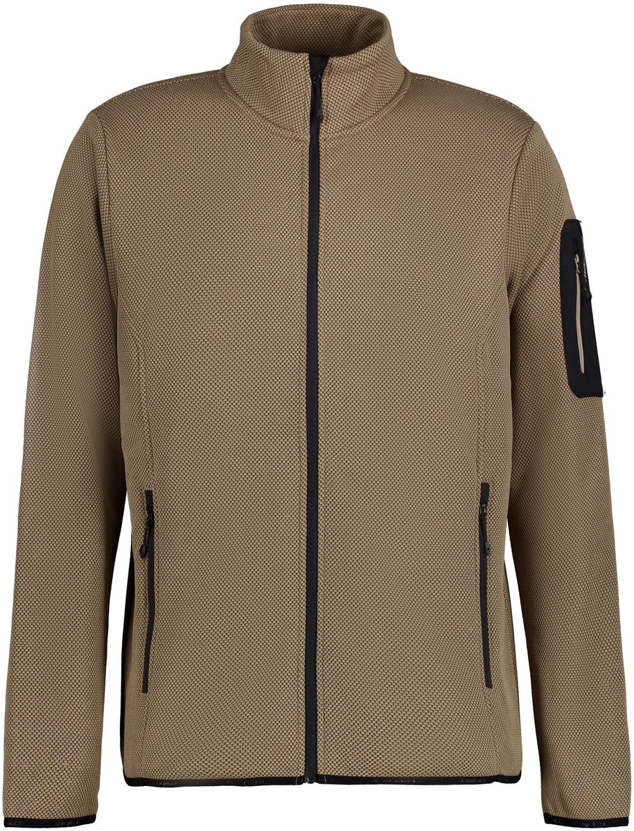 ICEPEAK bredstedt Fleece sweater met rits heren Bruin