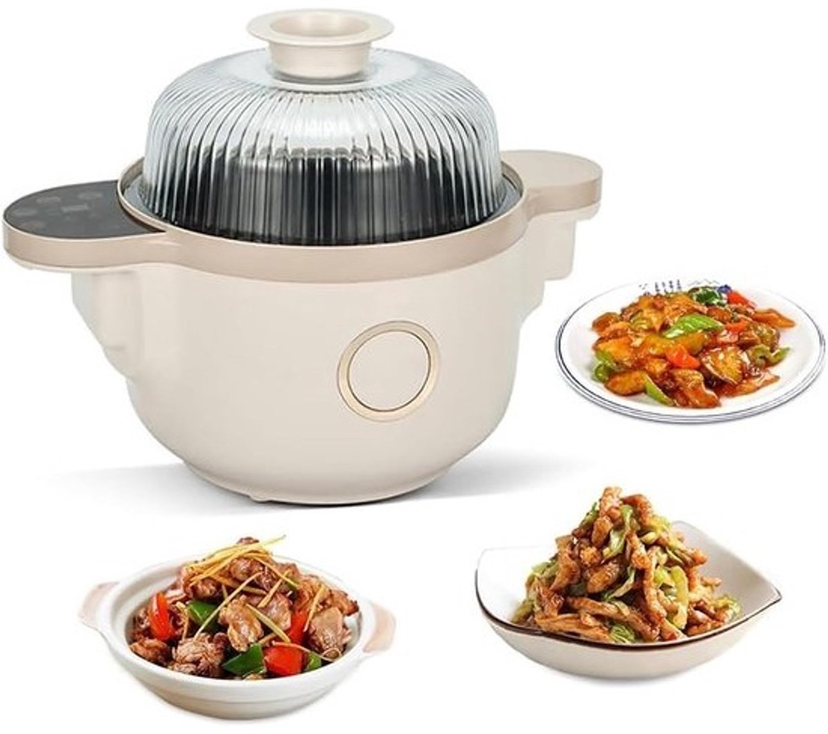 Slimme Kookmachine - Automatische Keukenmachine - Snel Maaltijden Bereiden - Touchscreen Bediening - 3.5L Pot Volume