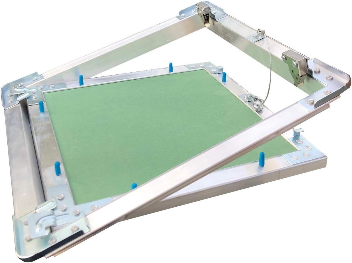 Alu- 200x200mm, gelijmd met 12,5 mm inleg