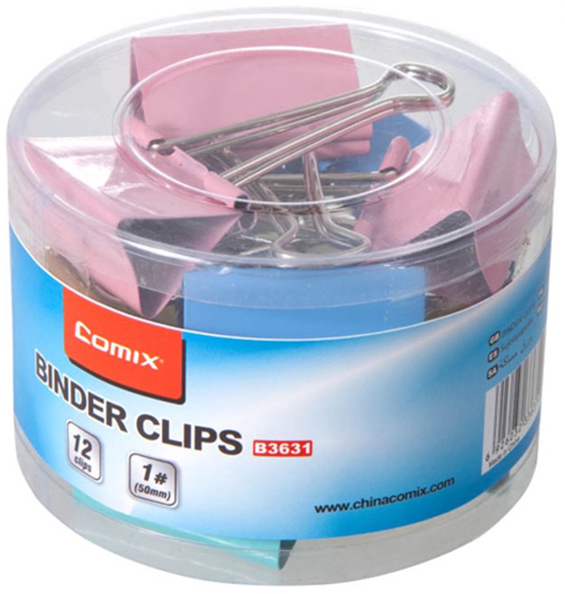 Comix binderclip 50 mm kleur