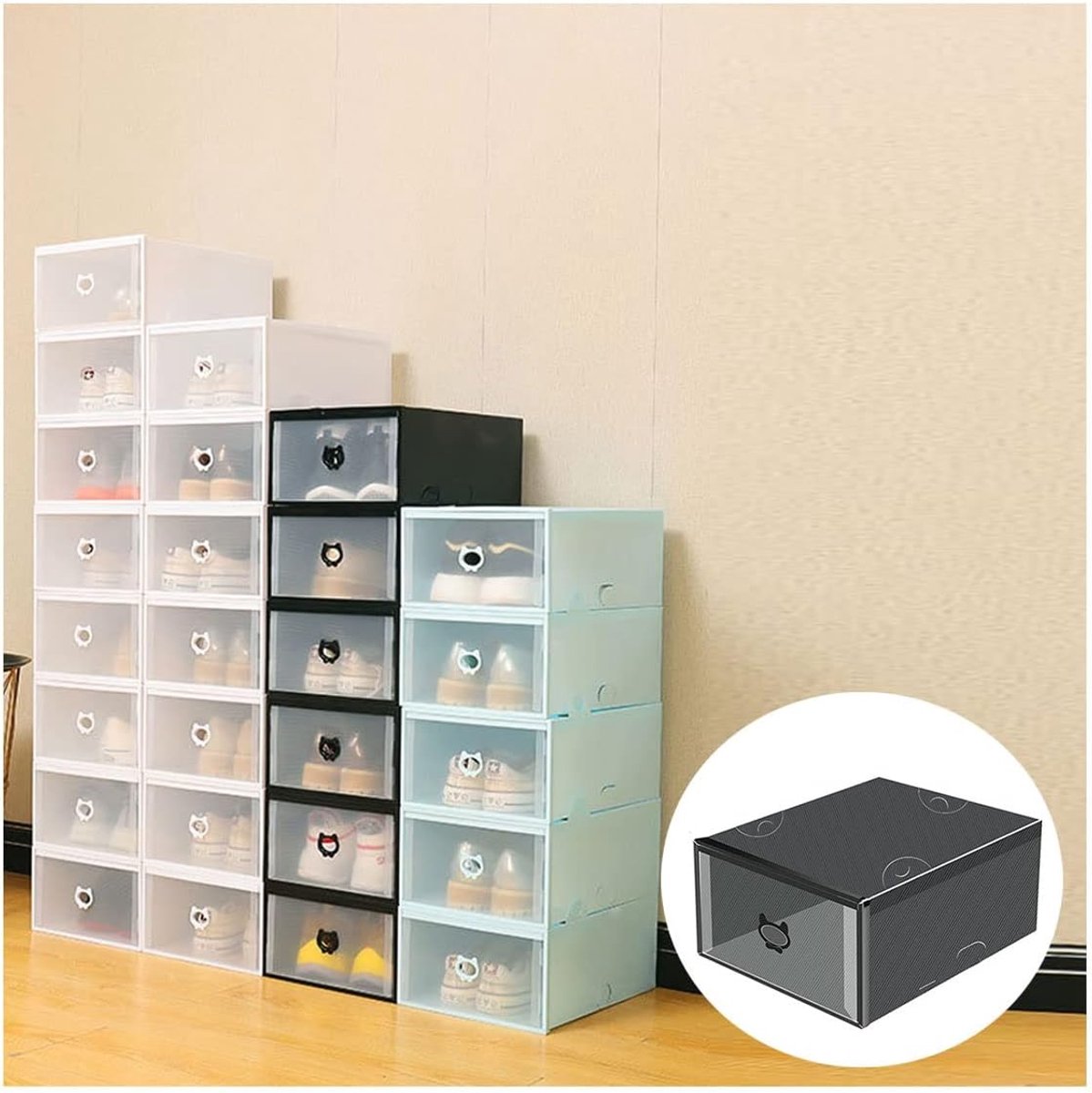 Intrekbare schoenenrek, opbergbox voor schoenen, schoenenorganizer