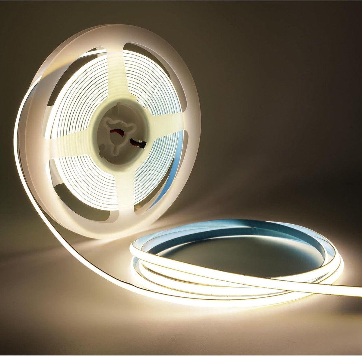 Ledstrip COB 24V, 5mm breed ultra smal LED lichtstrip natuurlijk wit 4000K 5 meters 400 leds/m neon licht strip Flexibel voor feest toonbank plank wooncultuur