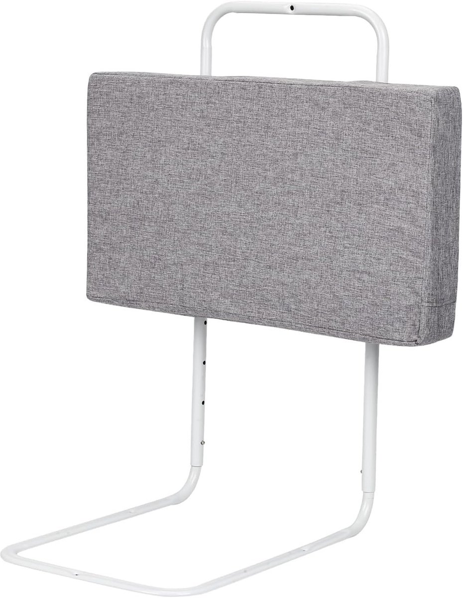 Bedhek 60 cm grijs