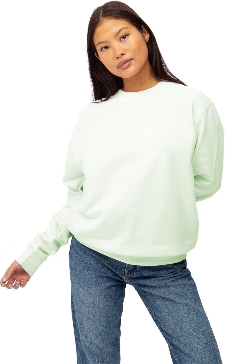 Soul Dames Crew Sweater, Sage, Salie, L