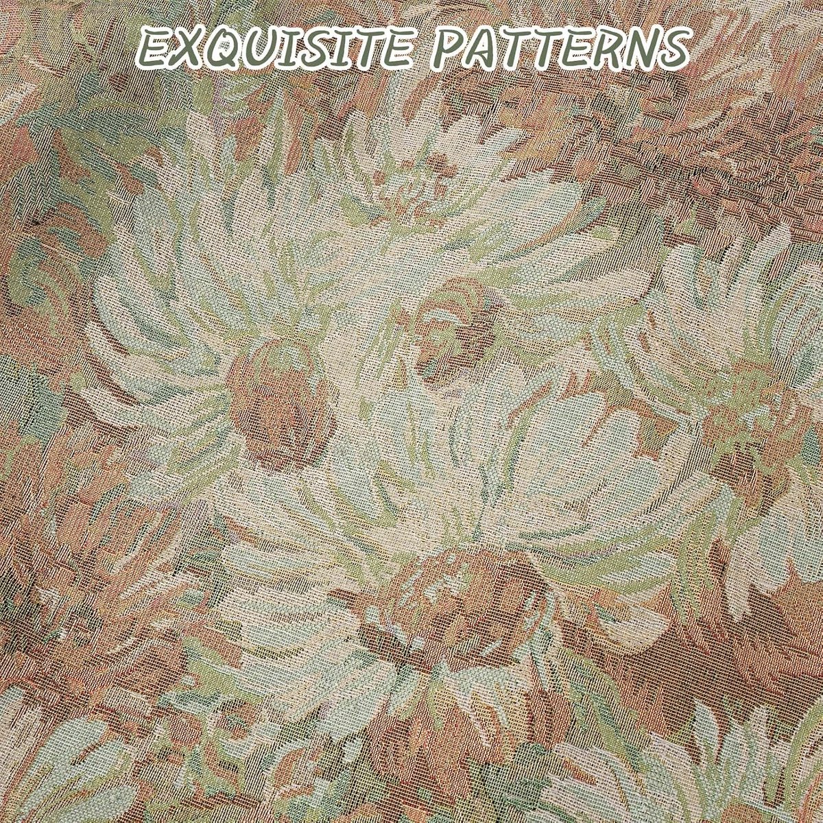 tafelkleed 140 × 180 cm olieverfschilderij chrysant print gevlochten tafelkleed warmte-isolatie