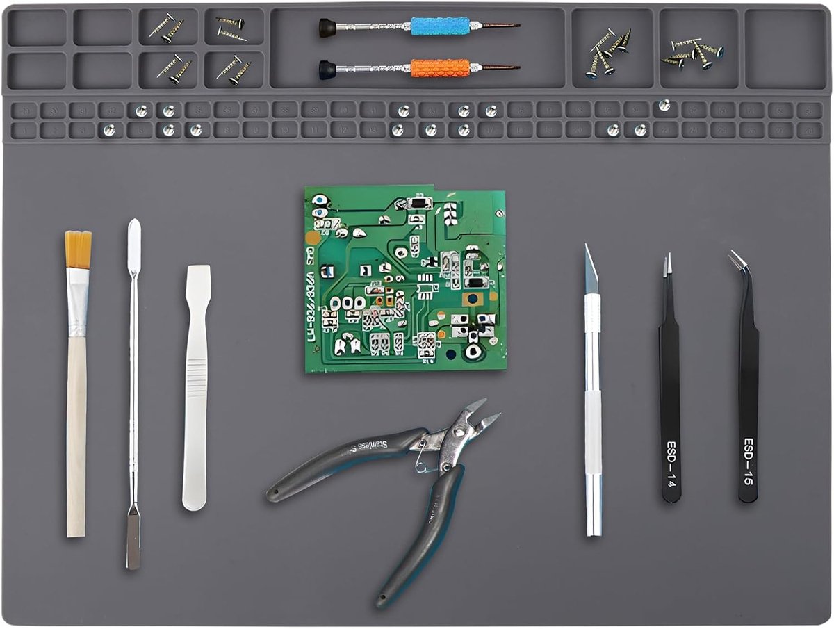 Antistatische reparatiemat voor een groot aantal elektronische reparaties