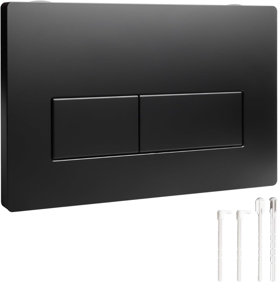 Dailygoods- Drukknop Duurzaam ABS - WC Drukplaat - Geberit Sigma/UP300/UP320 - Dubbele Spoelknop - Inclusief Spoelhefboomset - Makkelijk Schoon te Mak