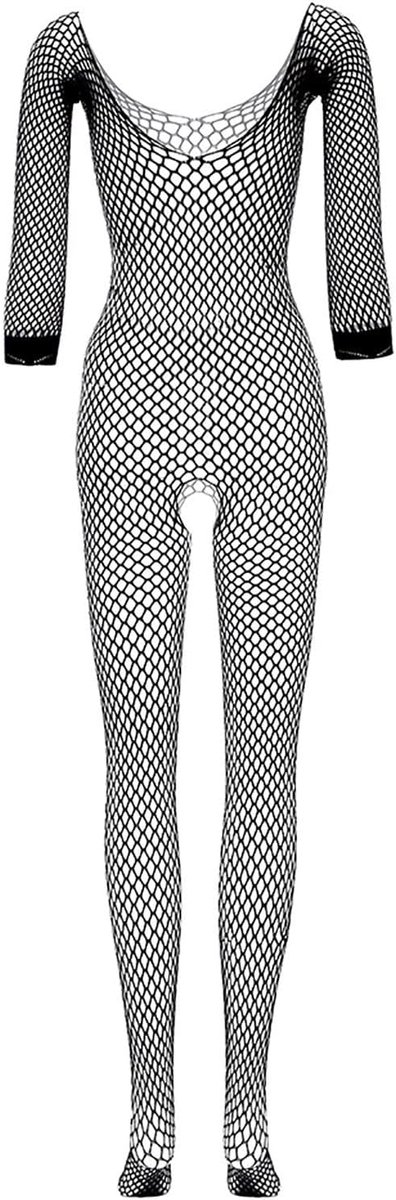 Lingerieset van kant, satijn, transparant, grote maat, dames, babydoll, transparant, push-up, glamour, brutale verjaardag, A44