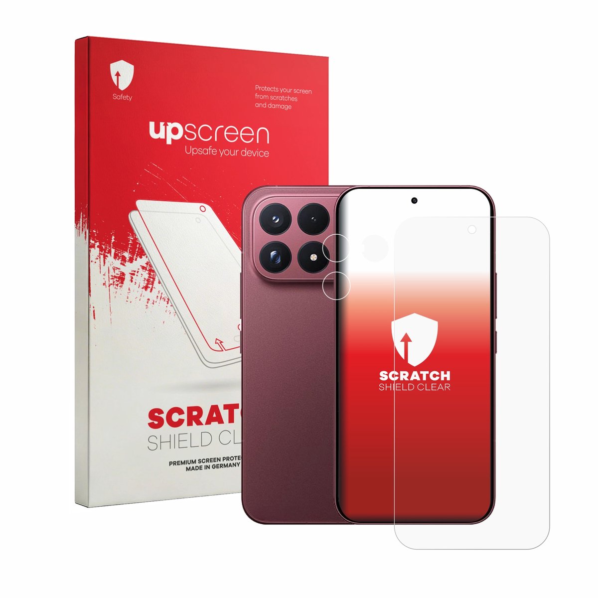 upscreen - Screenprotector voor Xiaomi Poco F9 Ultra (Voor+Camera) - Folie Beschermfolie transparant
