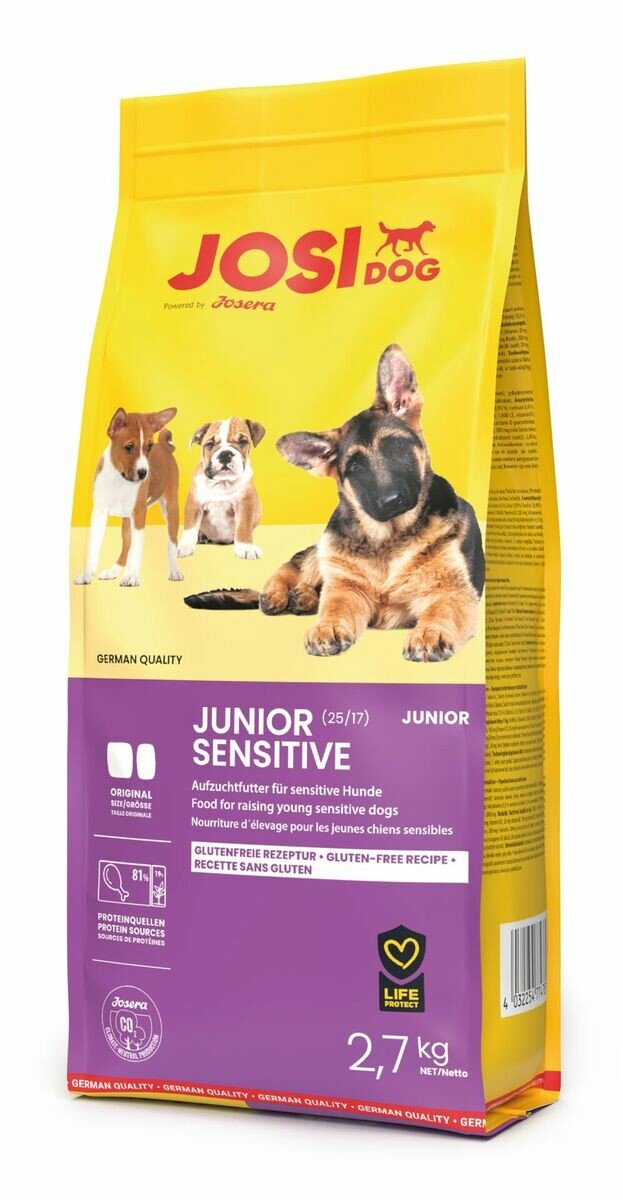 Josera Hond - JosiDog -Junior Gevoelig - 2,7kg