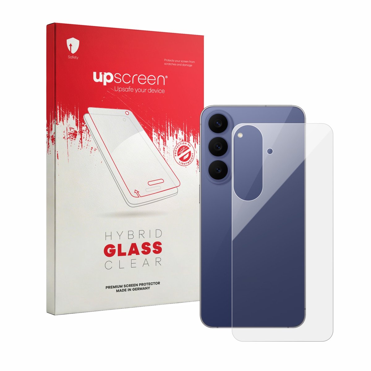 upscreen - Screenprotector voor Samsung Galaxy S26 FE (Achterkant) - Folie Beschermfolie Beschermglas transparant