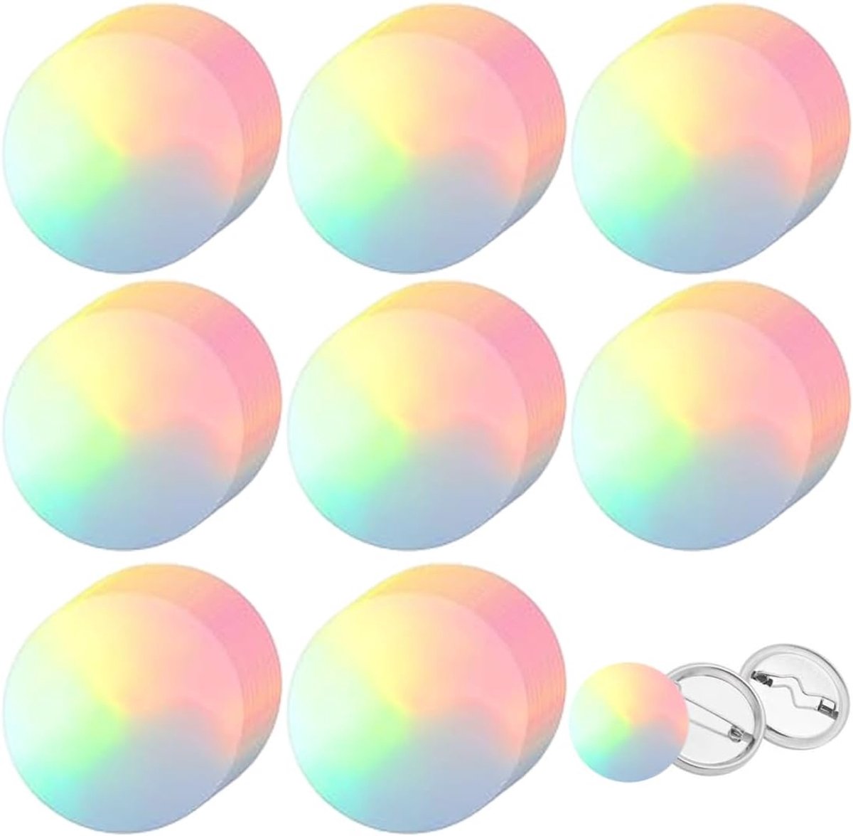 100 vellen, beschermfolie voor badges, transparante beschermfolie, accessoires voor het maken van badges, voor 58 mm badges, het maken van dennen, patches en badges
