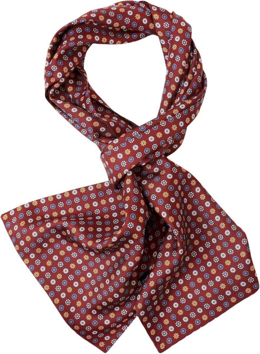 Herensjaal van 100% zijde, dubbellaags, 170 cm, lang, elegant, klassiek voor feestelijke zaken