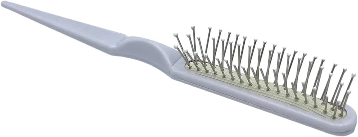 Borstel met noppen in verschillende kleuren, veelzijdig inzetbaar voor pruiken, extensies en haarstukjes, lila