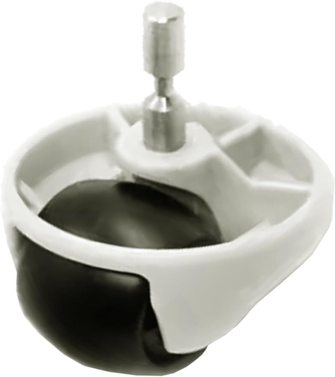 1 x reservewiel, compatibel met Xiaomi 1C, F9 en Roborock E4, E5, S4 MAX, S5 MAX, S6, S7, vervangende stofzuigerrobot, ABS-kunststof, grijs en zwart