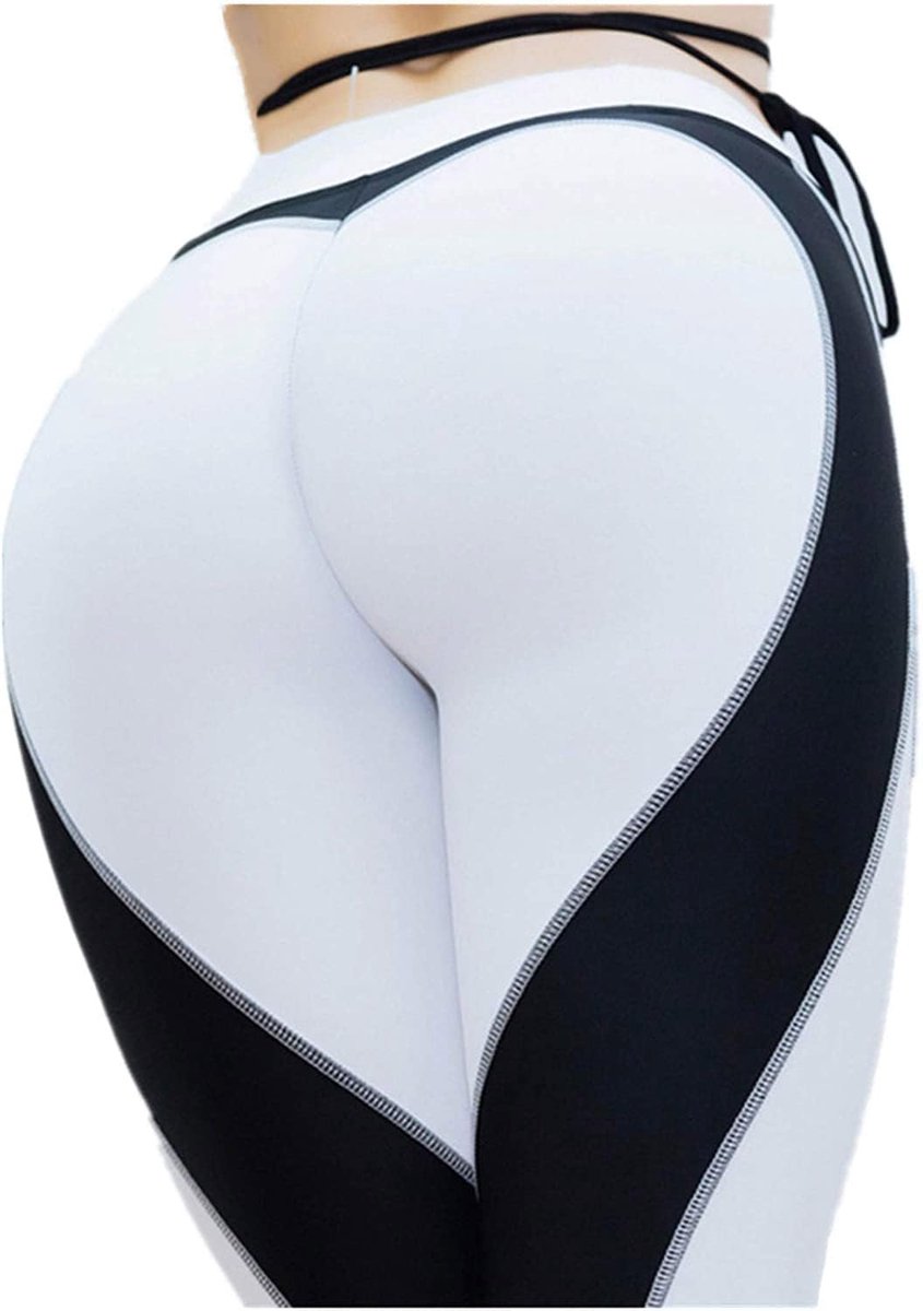 Leggings met hoge taille voor dames, hart, billen, yogabroek, joggingbroek, push-up, fitnessbroek, vrouwen, leggings, gym, workout, panty, zacht, elastisch, sportbroek