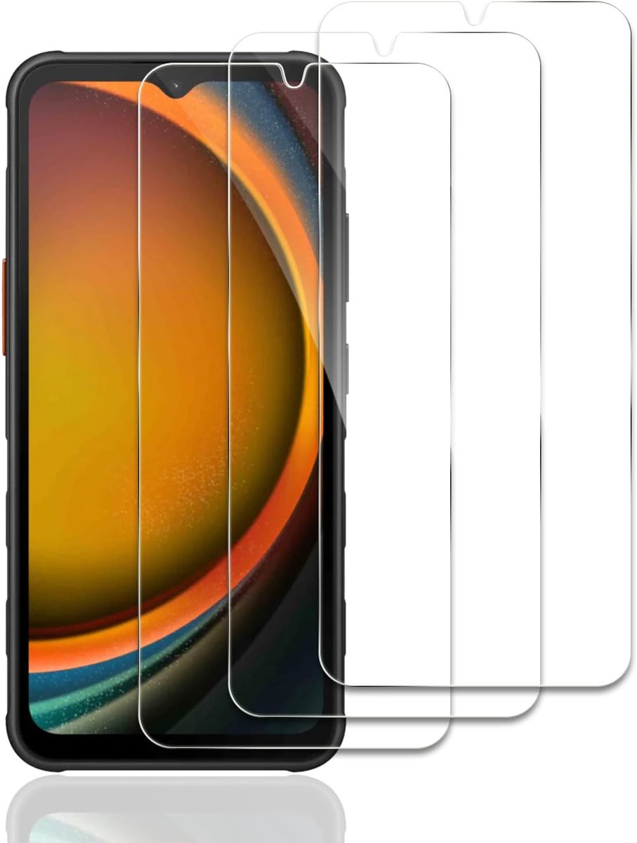 Displaybeschermfolie voor Samsung Galaxy XCover 7 inch, displaybeschermfolie van gehard glas, HD, hardheidsgraad 9H, anti-vingerafdruk, luchtbelvrij, extreem duurzaam, verpakking van 3 stuks