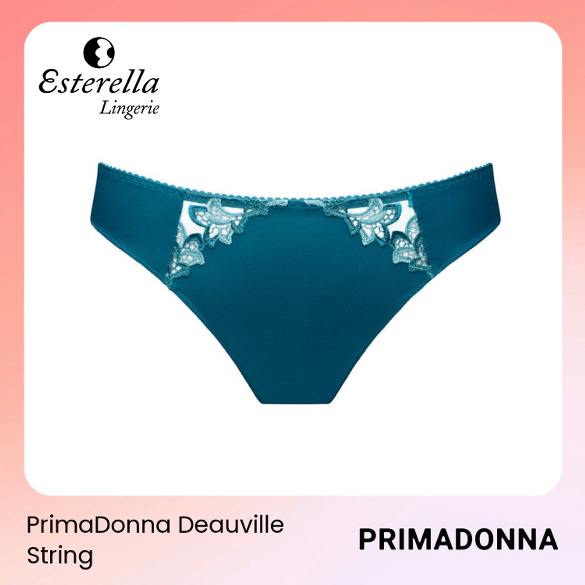 PrimaDonna Deauville String 0661815 Peacock - maat 44