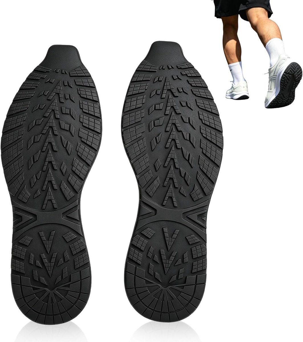 Bottom Reparatie, Snijbaar Niet Skid Boot Zool Vervanging Elasticiteit Schoen Buitenzool voor Sneaker DIY Reparatiebenodigdheden (41-44)