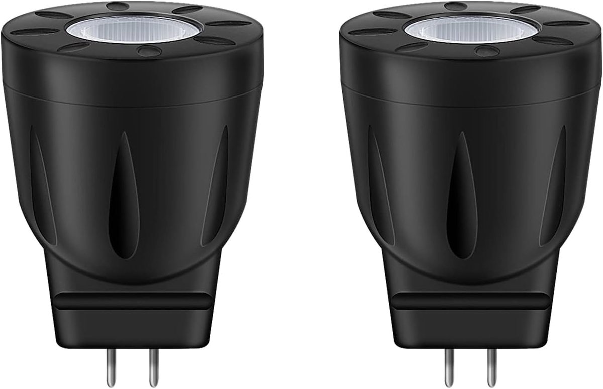 12V LED Lamp, MR8 LED Lampje Warm Wit 2700K 2W 12V GU4 Fitting, Vervanging 10W 20W Halogeenlamp, 30° Stralingshoek Niet-Dimbaar 2 Stuks