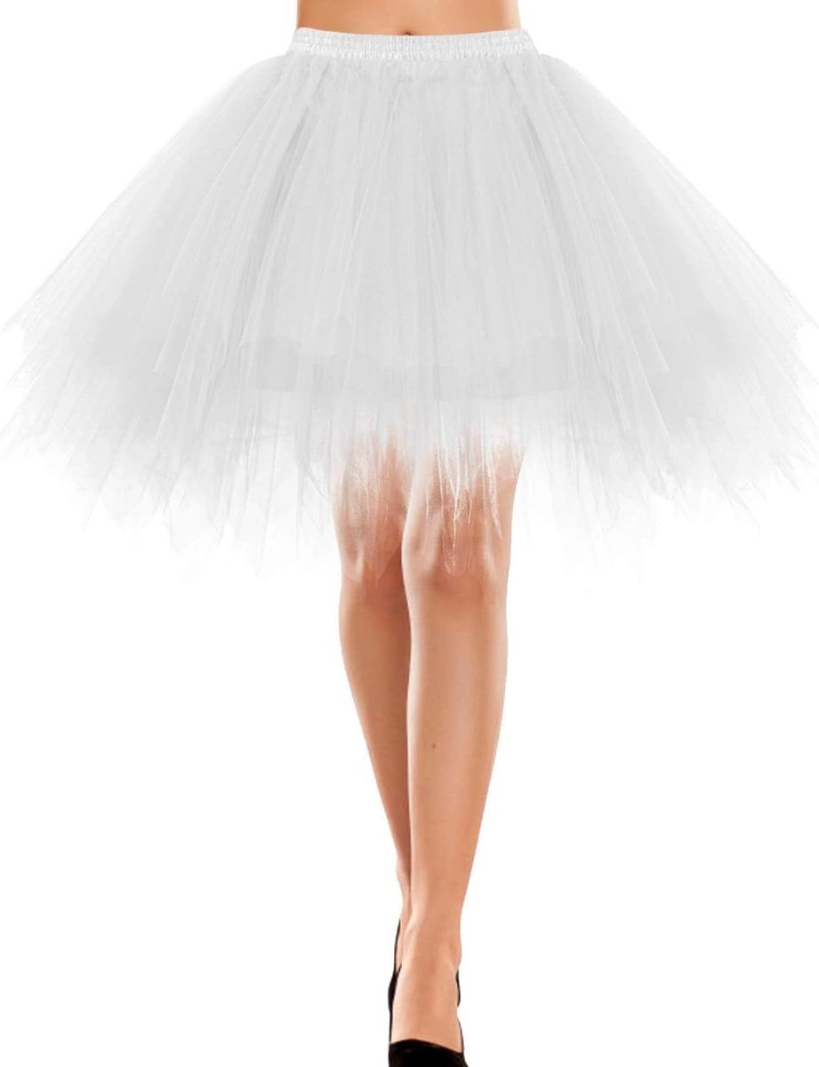 Vrouwen Tule Rok 50s Rockabilly Petticoat Tutu Onderrok Korte Ballet Dans Jurk Baljurk Ballet Avond Jurk Opportunity Accessoires