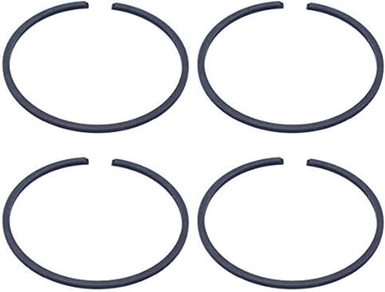 4 stuks zuigerveren, for Husqvarna, 61 262 261 265RX 165RX, for JONSERED, 2065 2165 benzinezagen (48MMx1.5MM) zuigerveer voor tuinmachines — afbeelding 3