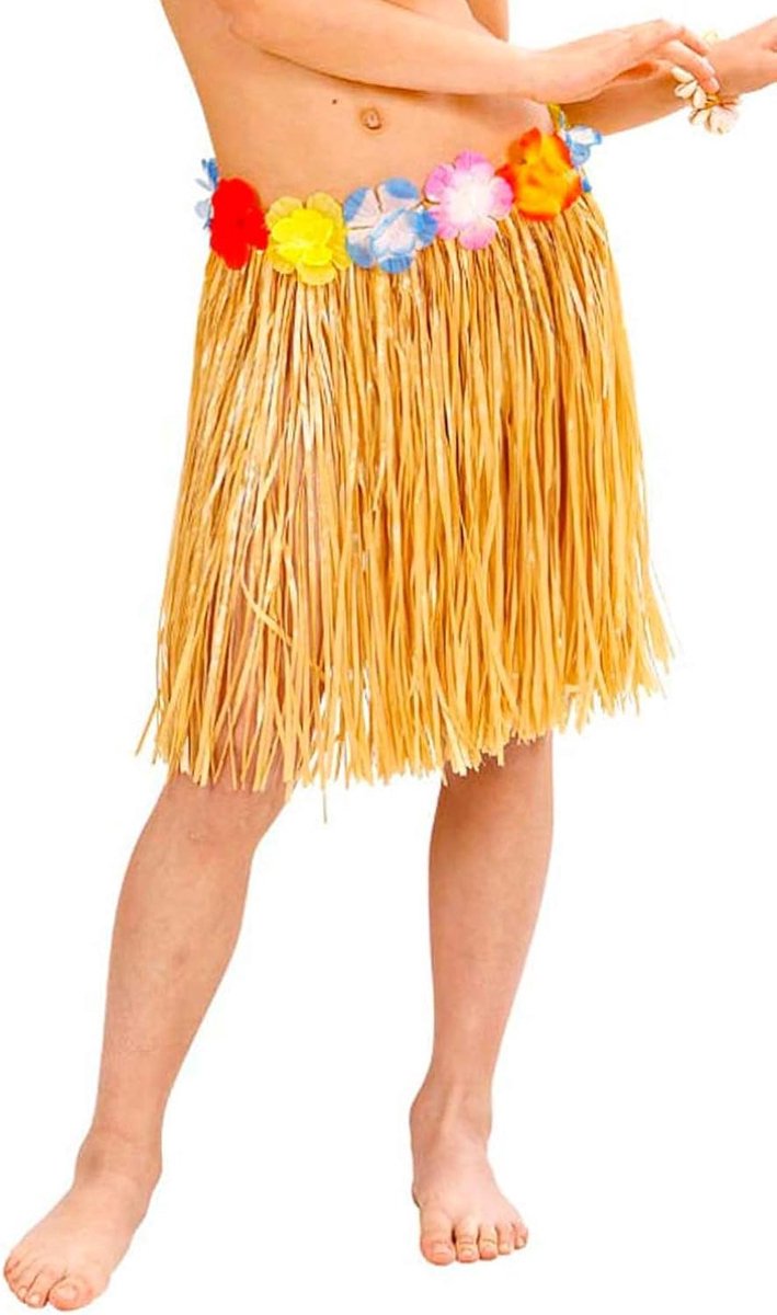 40 cm - Rok - Rok - Hawaii - Hawaii - Moana - Vaiana - Oceanië - Accessoires - Vermomming - Carnaval - Halloween - Cosplay - Vrouw - Meisje, Beige