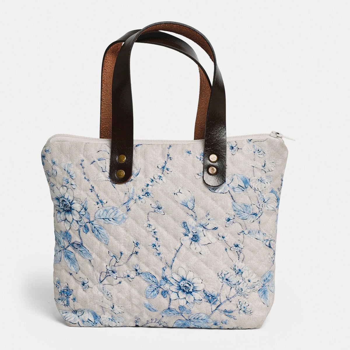 LOBERON Tas Vailenne crème/blauw