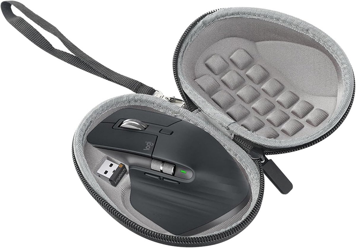 Draagbare beschermhoes voor muis voor Logitech MX Master 3，schokbestendig waterdicht