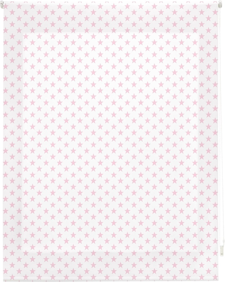 Blindecor Stars Roller, Stof/Weefsel, Roze, 160 x 250 cm