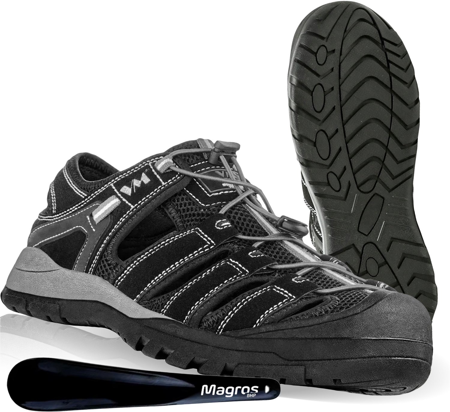 VM Singapore Heren Sandalen Outdoor Trekking Werk Zwart
