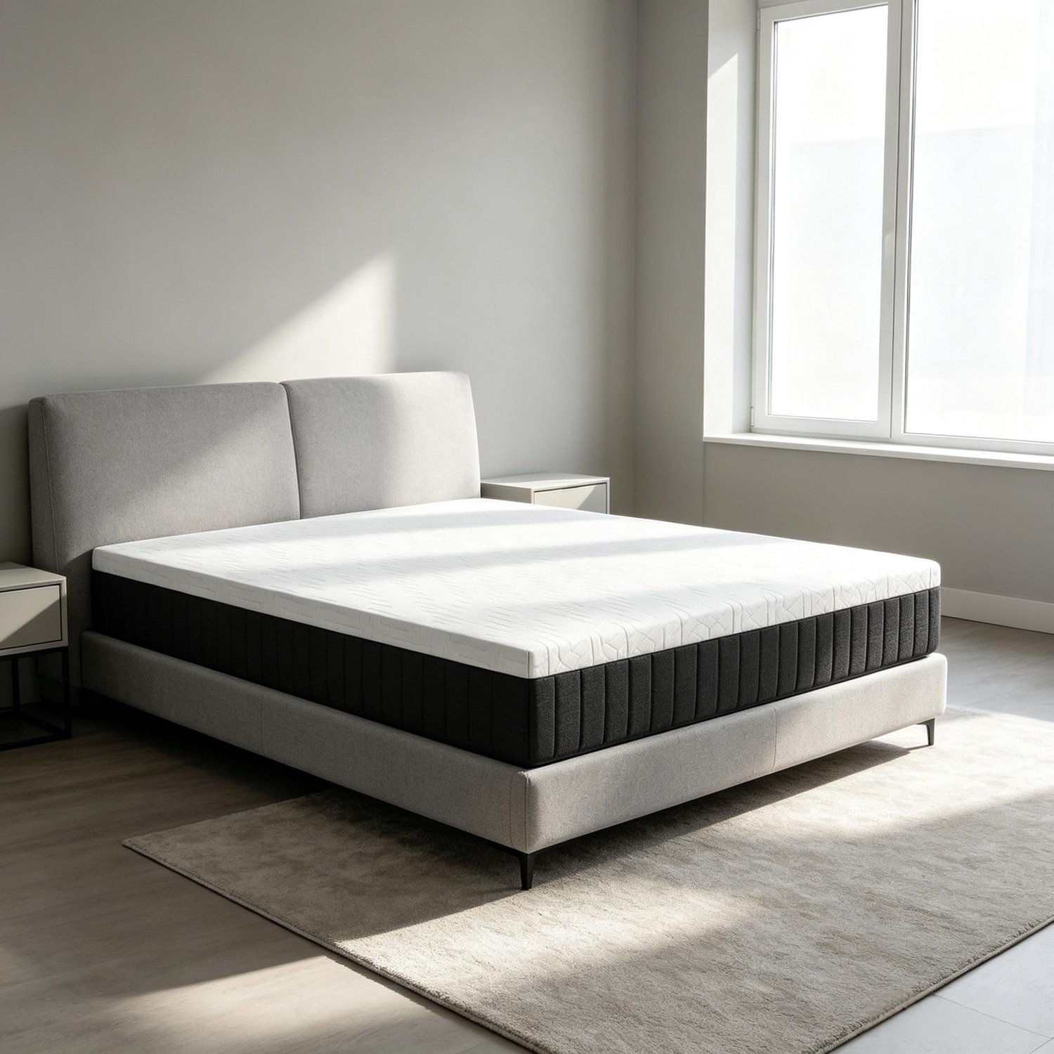 CHICFURN Pocketveringmatras 140 x 190 cm - 7 zones - Traagschuim - 25 cm