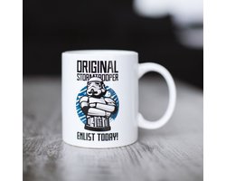 Original Stormtrooper Retro Tasse Enlist Today Unisex Kop - wit - Standard